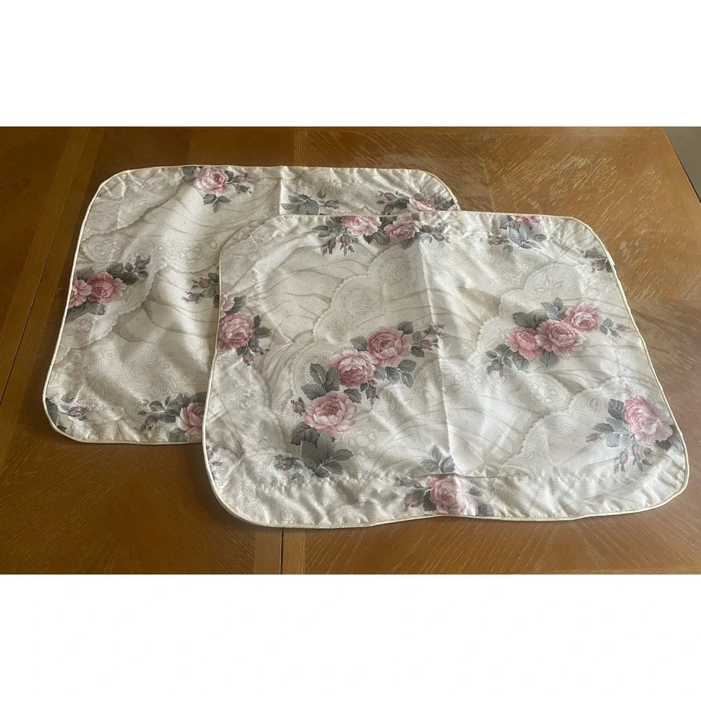 VTG JESSICA MCCLINTOCK 2 Pillowcases Floral Cottagecore‎ Romantic French Country